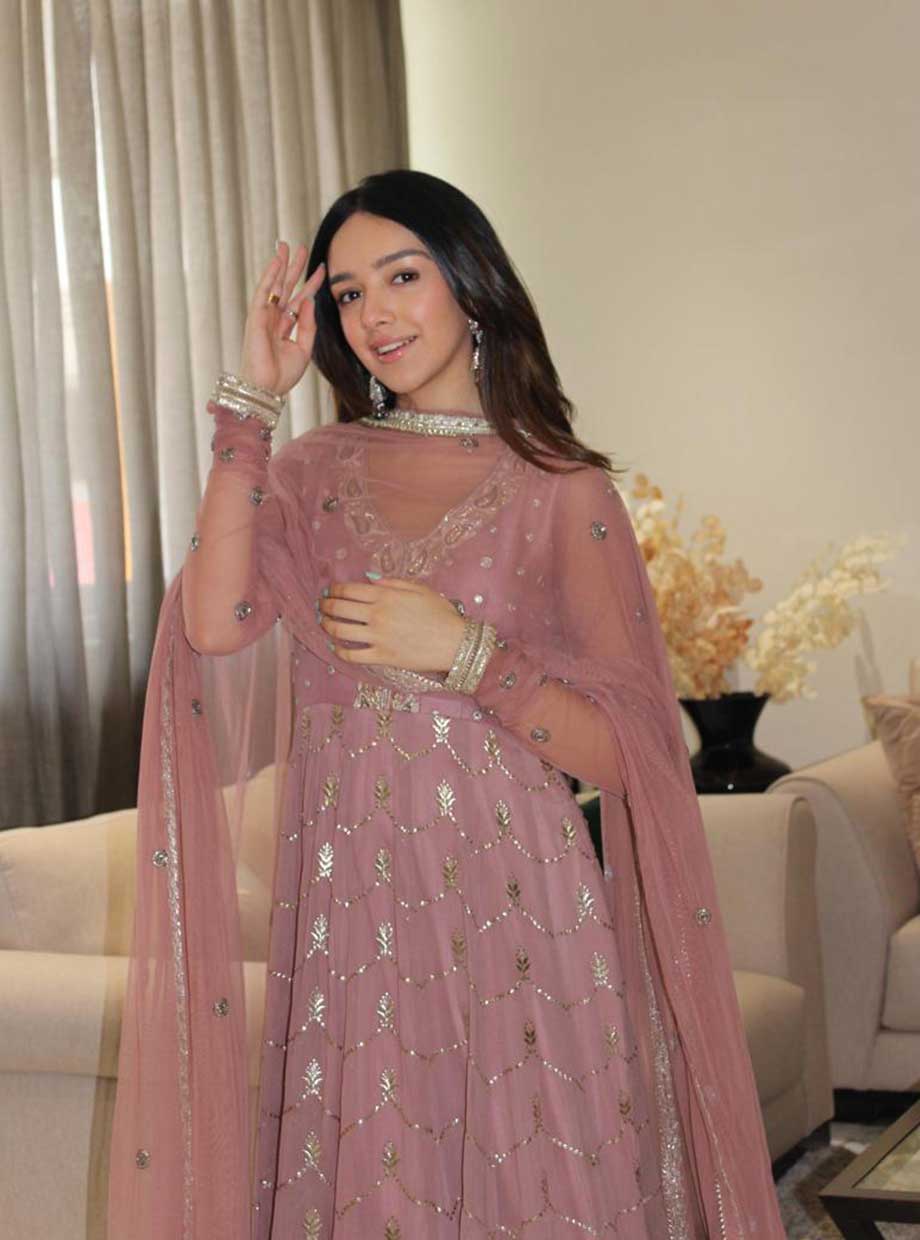 ⁠Foil Anarkali