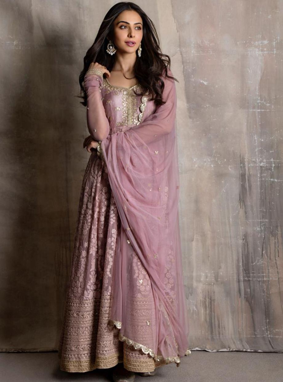 Old Rose Anarkali