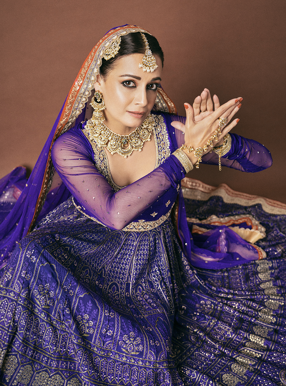 Royal Blue Anarkali