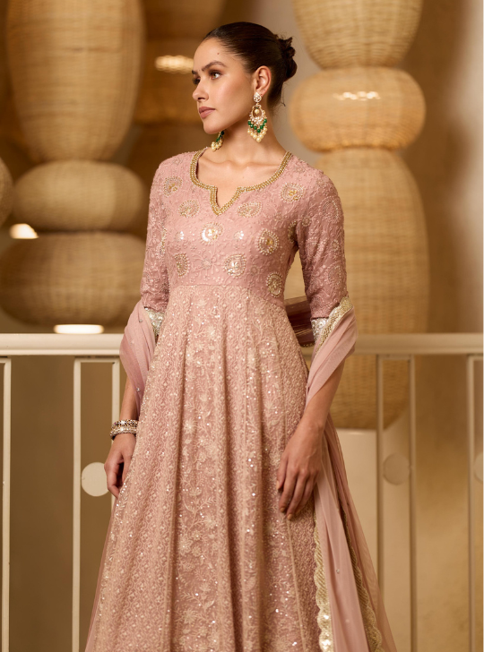 Chikankari Anarkali